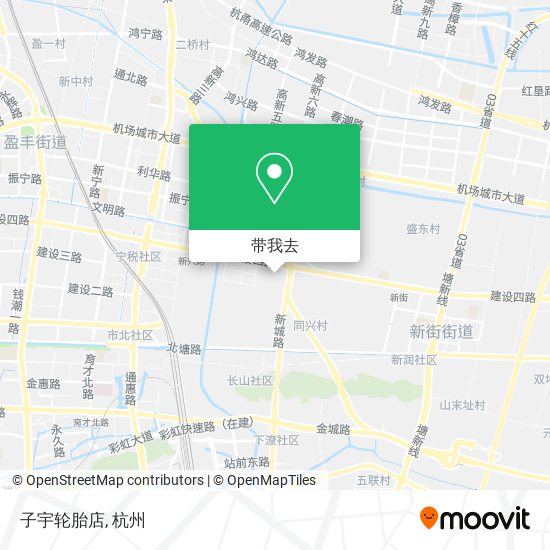 子宇轮胎店地图