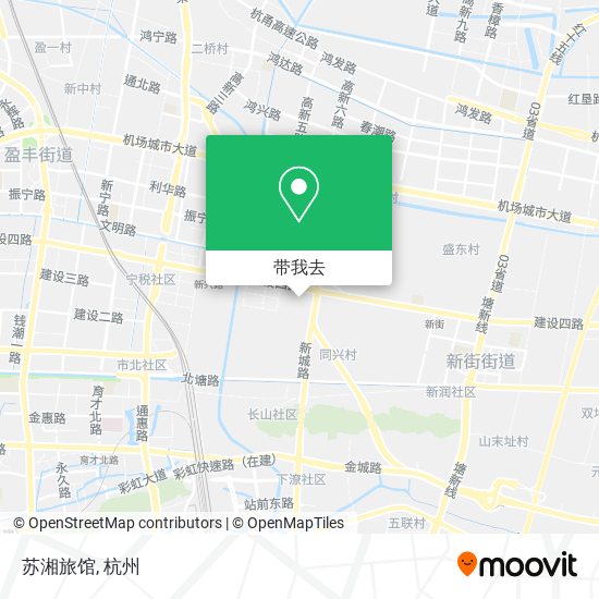 苏湘旅馆地图