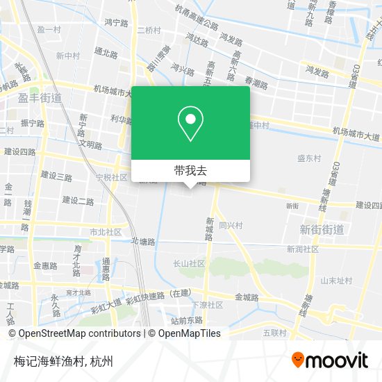 梅记海鲜渔村地图
