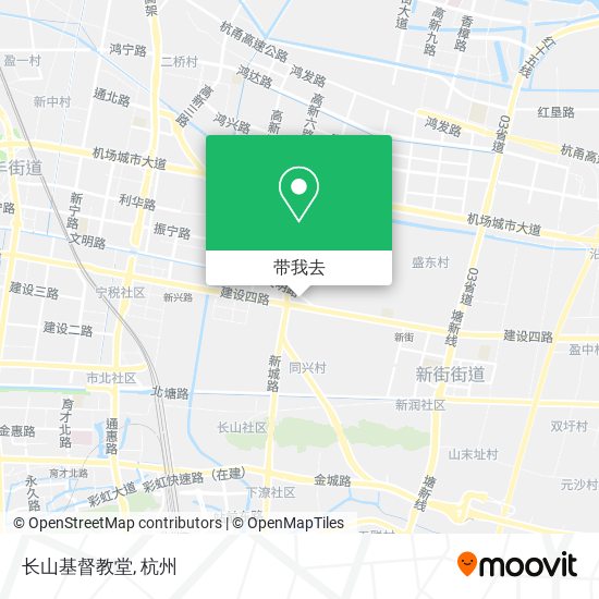长山基督教堂地图