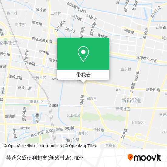 芙蓉兴盛便利超市(新盛村店)地图