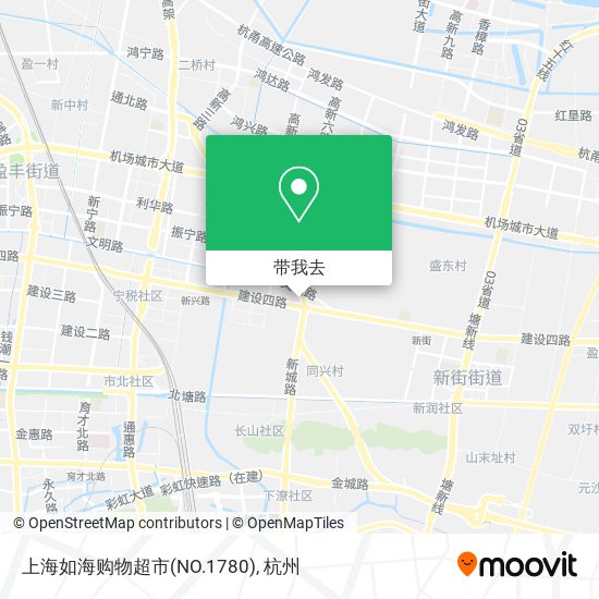 上海如海购物超市(NO.1780)地图