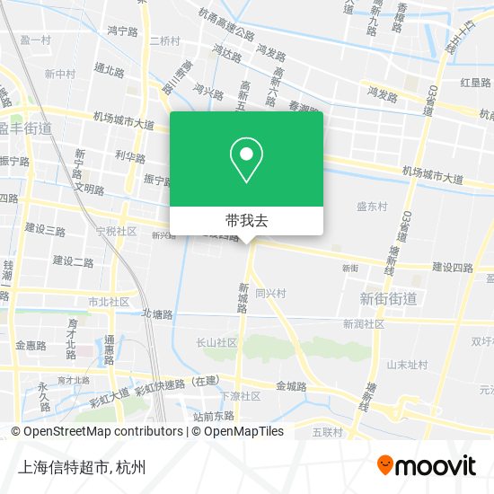 上海信特超市地图