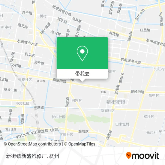 新街镇新盛汽修厂地图