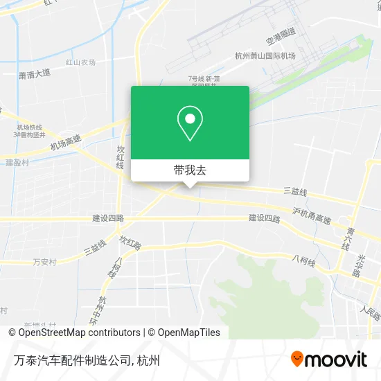 万泰汽车配件制造公司地图