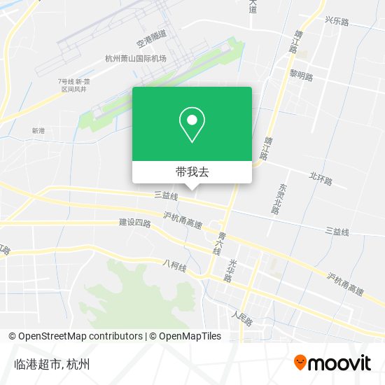 临港超市地图