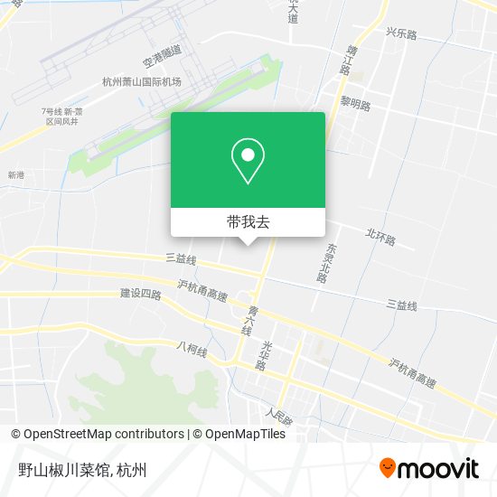 野山椒川菜馆地图