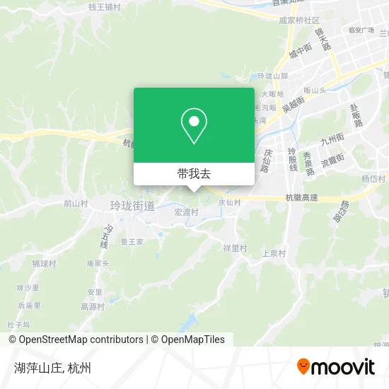 湖萍山庄地图