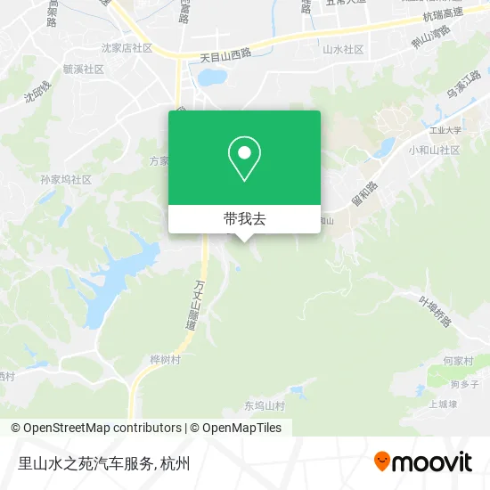 里山水之苑汽车服务地图
