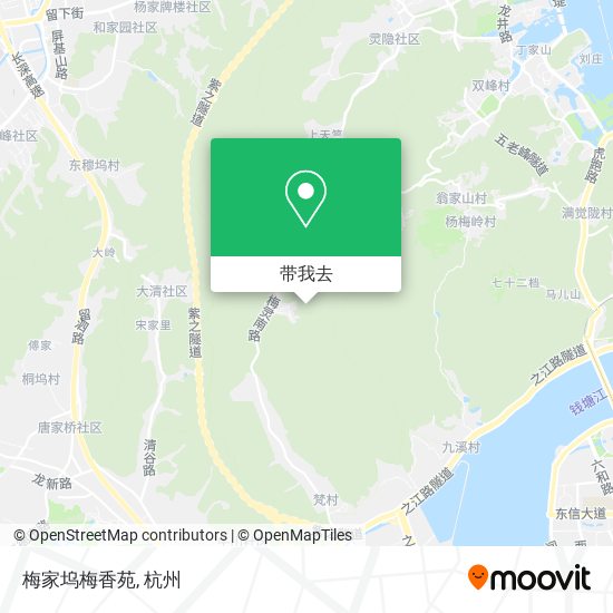 梅家坞梅香苑地图