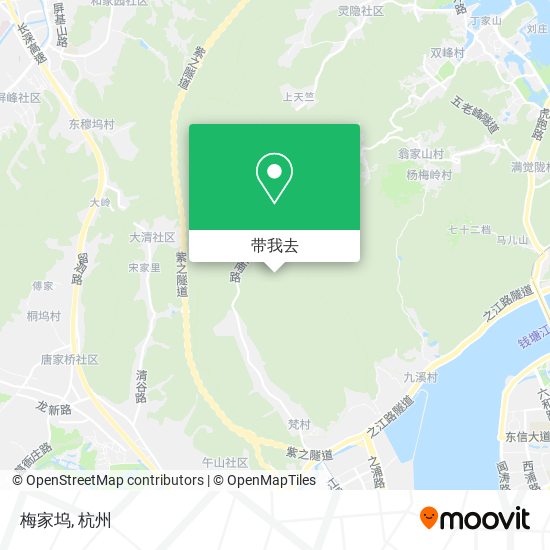梅家坞地图