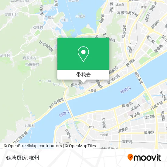 钱塘厨房地图