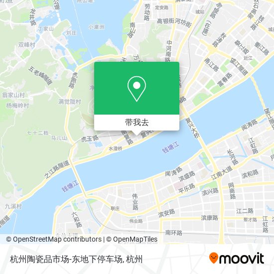 杭州陶瓷品市场-东地下停车场地图