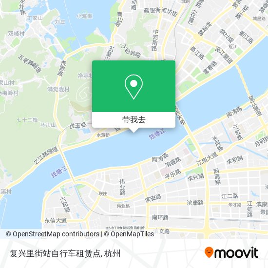 复兴里街站自行车租赁点地图