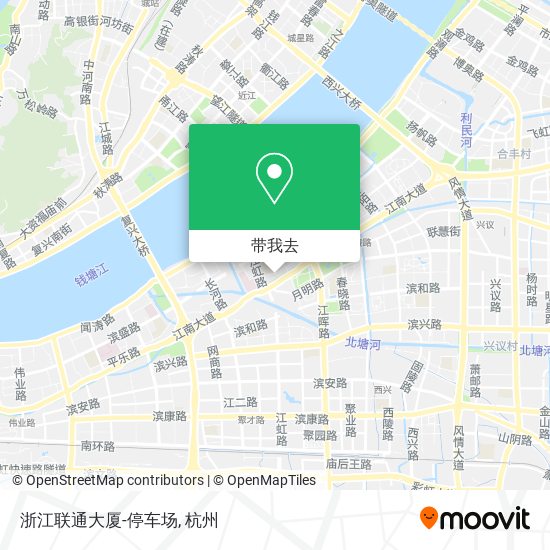 浙江联通大厦-停车场地图