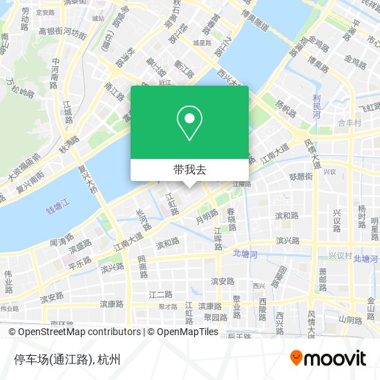 停车场(通江路)地图