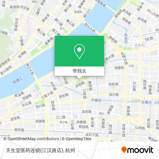 天生堂医药连锁(江汉路店)地图