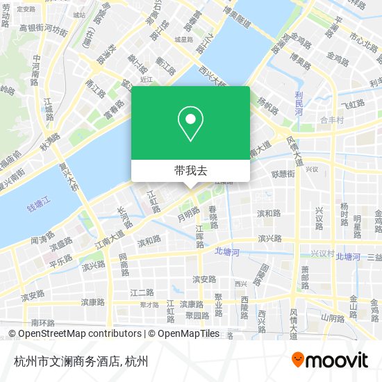 杭州市文澜商务酒店地图