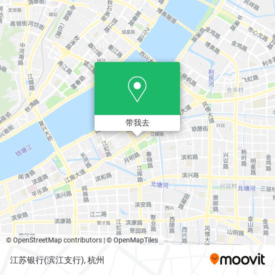 江苏银行(滨江支行)地图