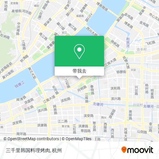 三千里韩国料理烤肉地图