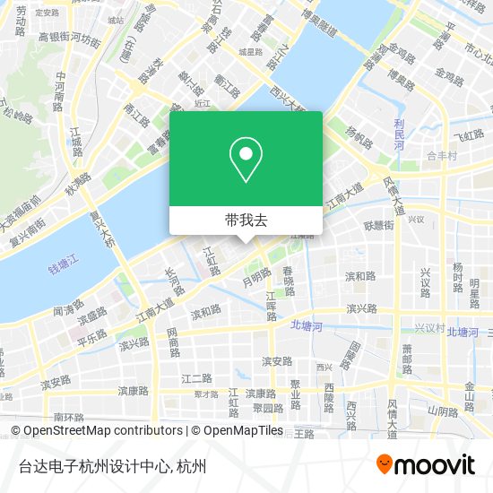 台达电子杭州设计中心地图