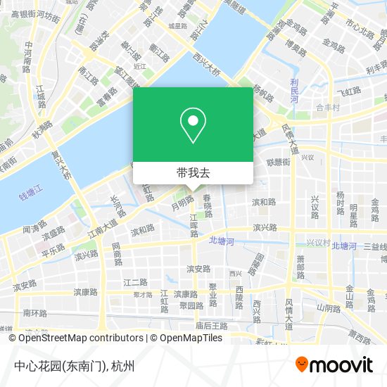 中心花园(东南门)地图