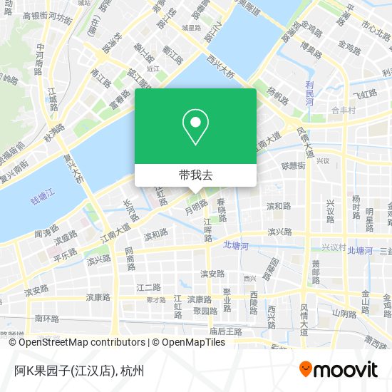 阿K果园子(江汉店)地图