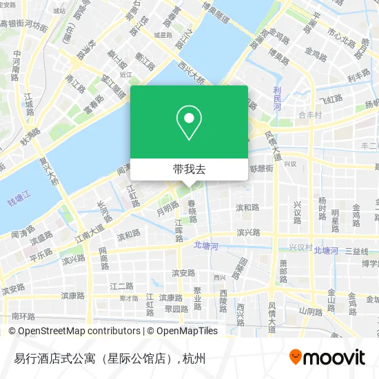 易行酒店式公寓（星际公馆店）地图