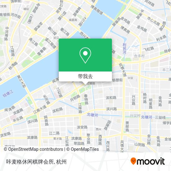 咔麦格休闲棋牌会所地图
