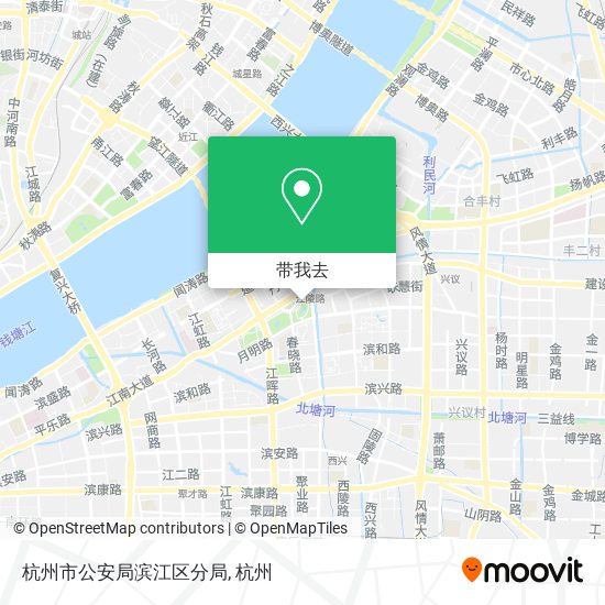 杭州市公安局滨江区分局地图