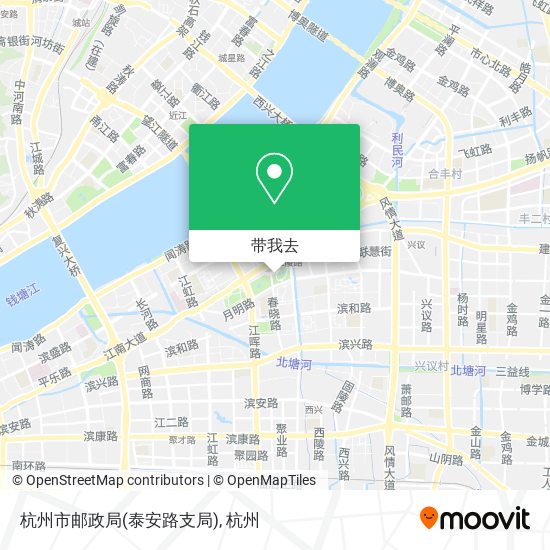 杭州市邮政局(泰安路支局)地图