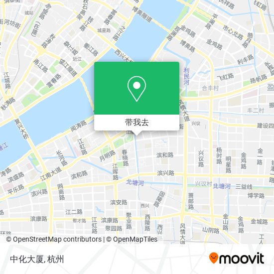 中化大厦地图