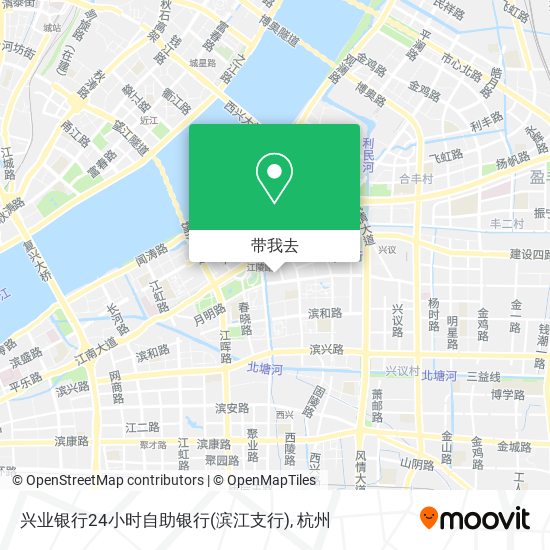兴业银行24小时自助银行(滨江支行)地图