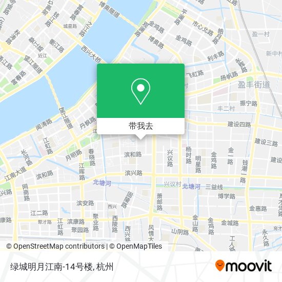 绿城明月江南-14号楼地图
