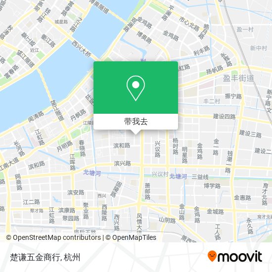 楚谦五金商行地图