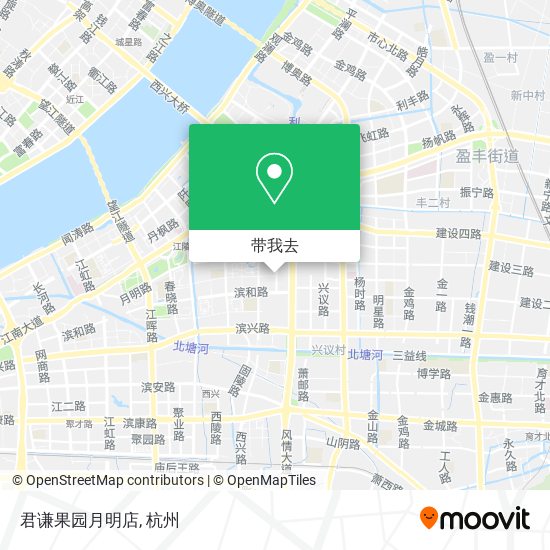 君谦果园月明店地图