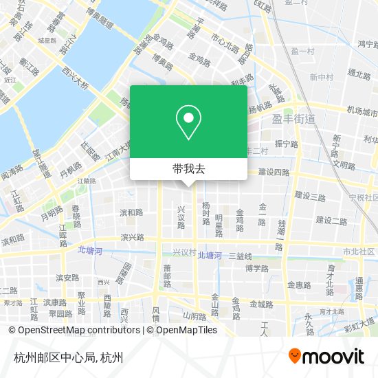 杭州邮区中心局地图