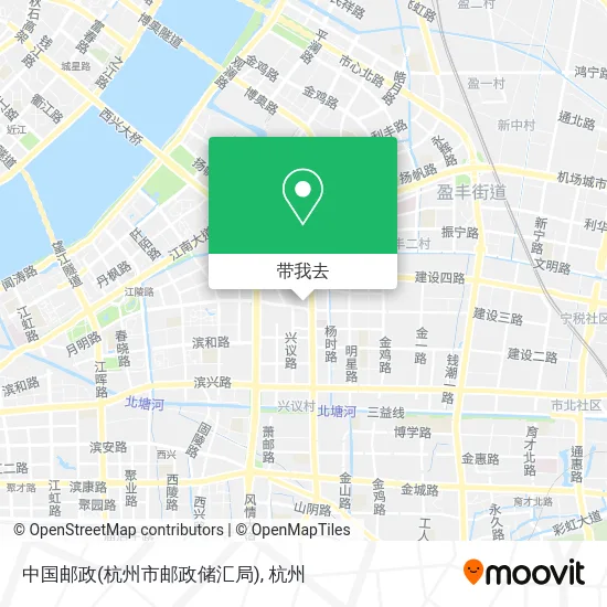 中国邮政(杭州市邮政储汇局)地图