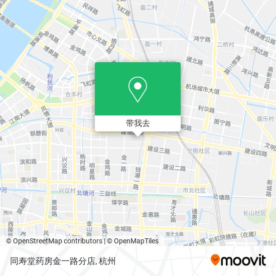 同寿堂药房金一路分店地图