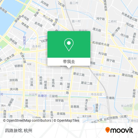 四路旅馆地图