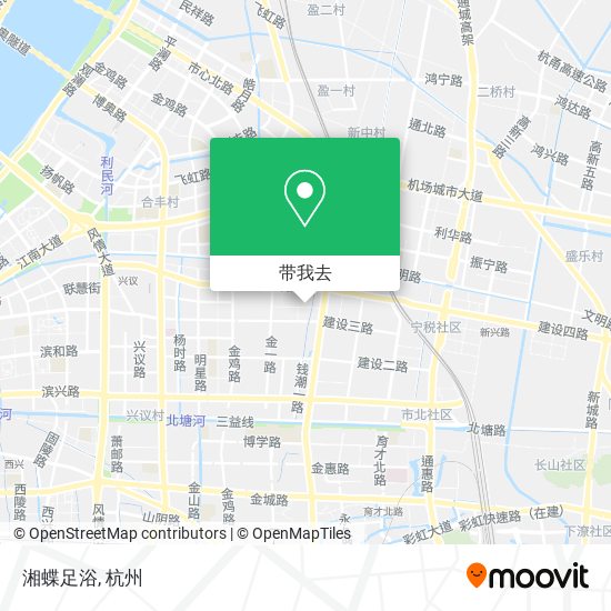 湘蝶足浴地图