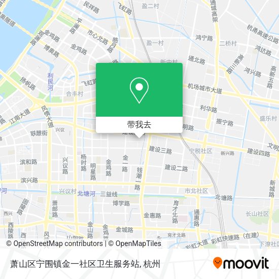 萧山区宁围镇金一社区卫生服务站地图
