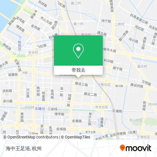 海中王足浴地图