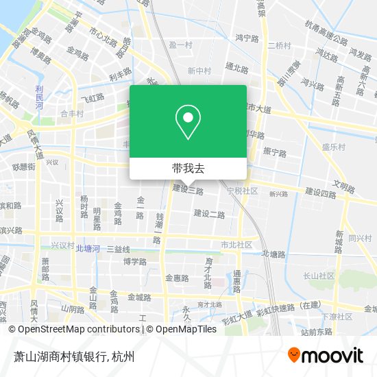 萧山湖商村镇银行地图