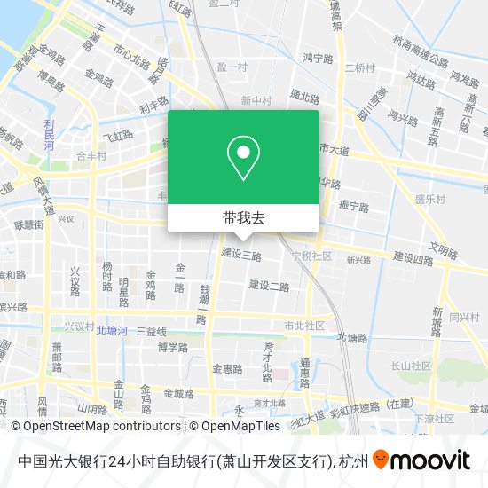 中国光大银行24小时自助银行(萧山开发区支行)地图