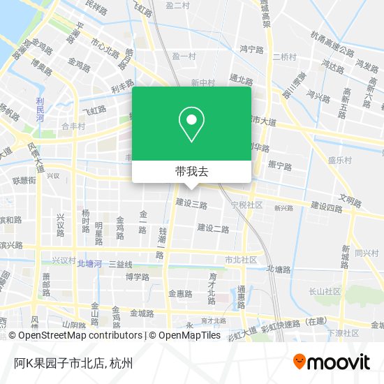 阿K果园子市北店地图