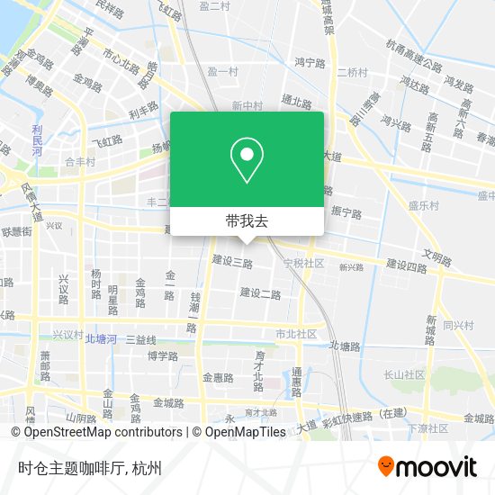 时仓主题咖啡厅地图