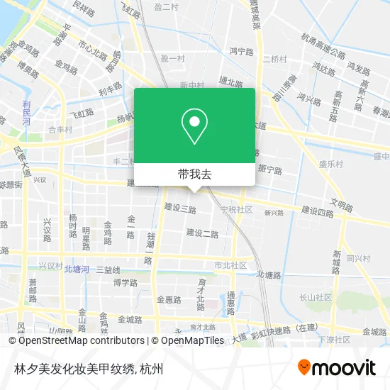 林夕美发化妆美甲纹绣地图