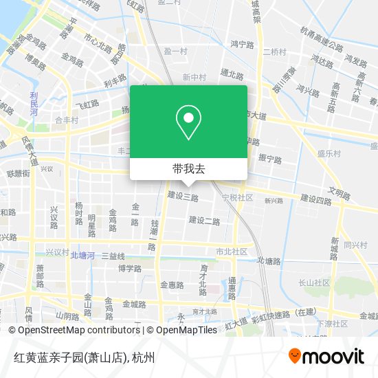 红黄蓝亲子园(萧山店)地图