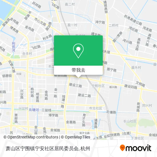 萧山区宁围镇宁安社区居民委员会地图